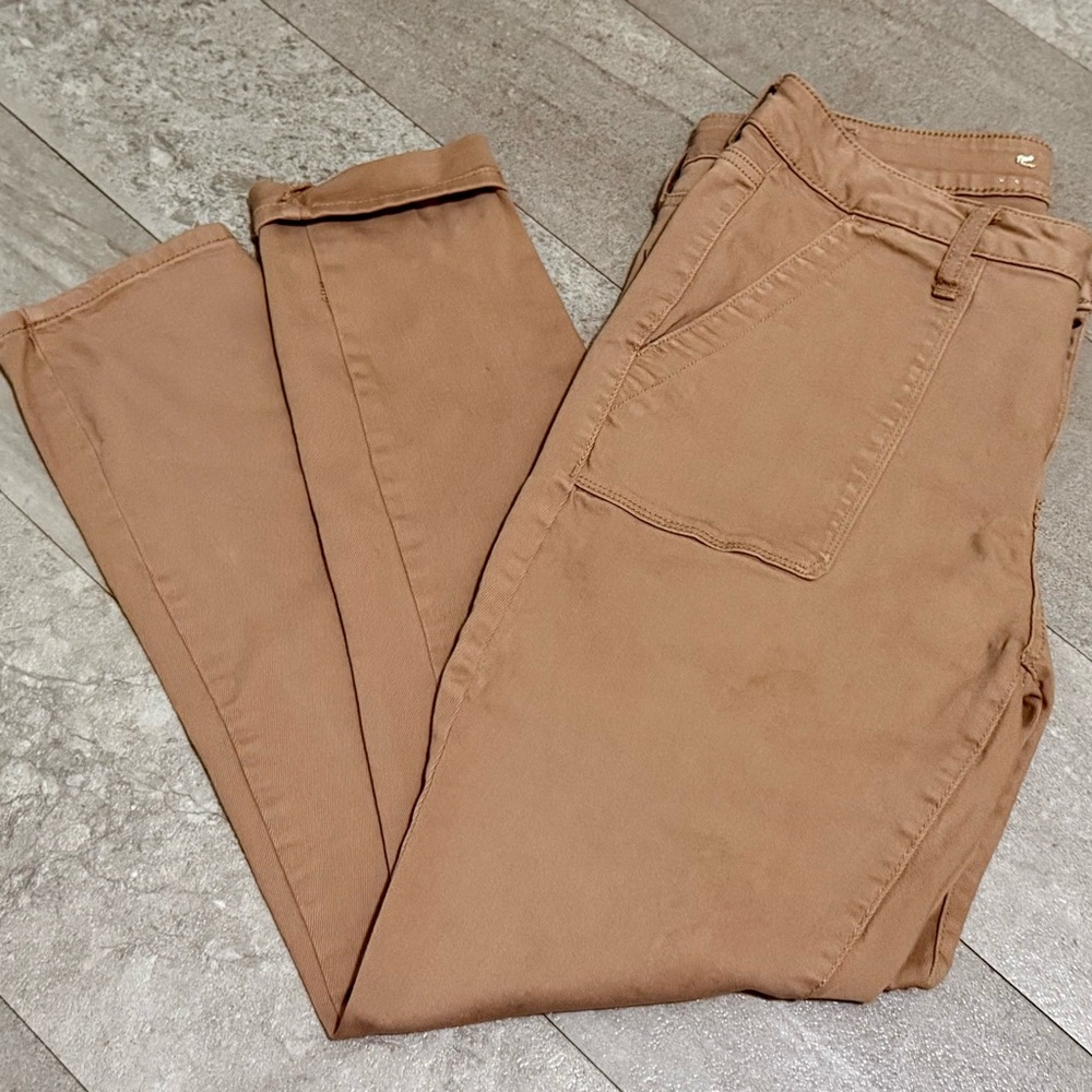 Seven7 Utility Ankle Skinny pants - honey brown color